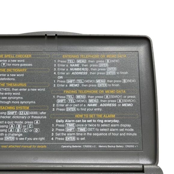 Seiko Instruments SII American Heritage Dictionary & Thesaurus Organizer - Picture 7 of 8